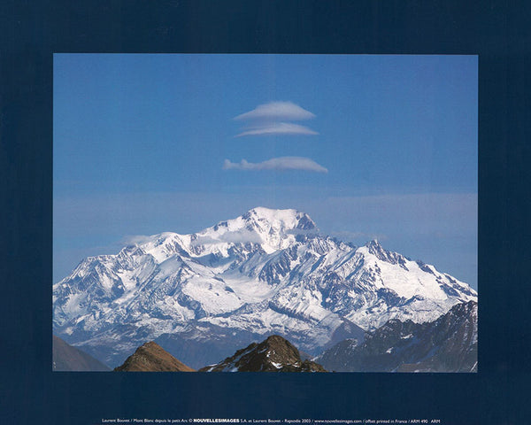 Mont Blanc depuis le petit Arc by Laurent Bouvet - 10 X 12 Inches (Art Print)