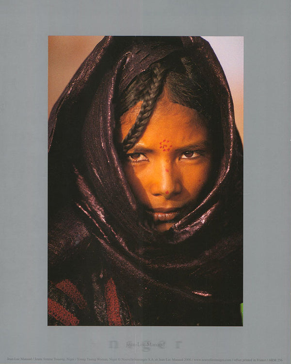 Young Tuareg Woman , Niger by Jean-Luc Manaud - 10 X 12 Inches (Art Print)