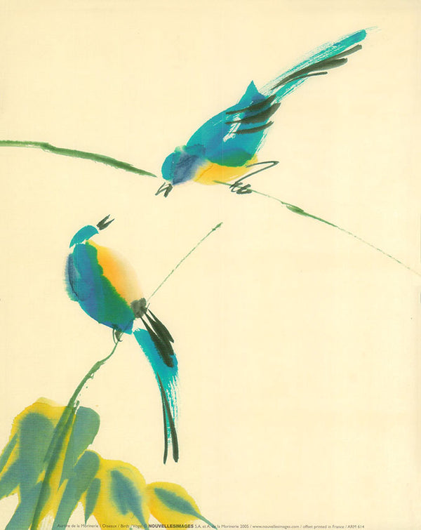 Birds by Aurore de la Morinerie - 10 X 12 Inches (Art Print)