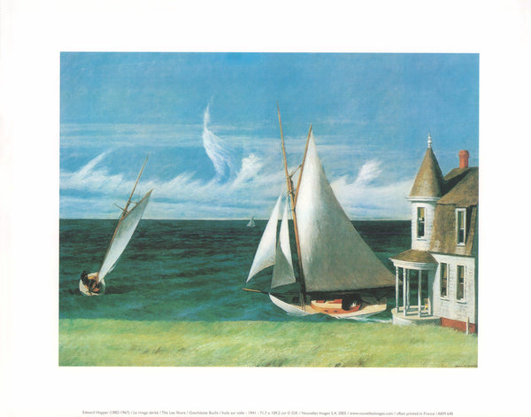 The Lee Shore by Edward Hopper - 10 X 12 Inches (Art Print)