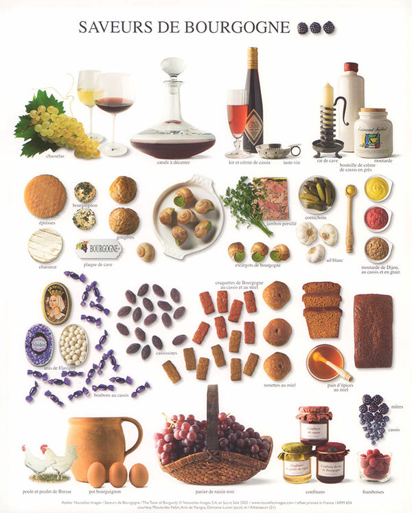 The taste of Burgundy by Atelier Nouvelles Images - 10 X 12 Inches (Art Print)