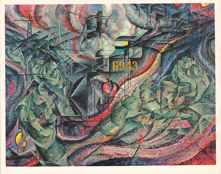Farewell / L'Adieu by Umberto Boccioni - 19 X 24 Inches (Art Print)