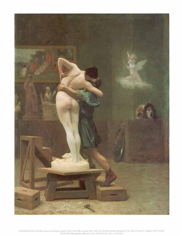 Pygmalion And Galatea by Jean Leon Gerome - 11 X 14 Inches (Art Print)