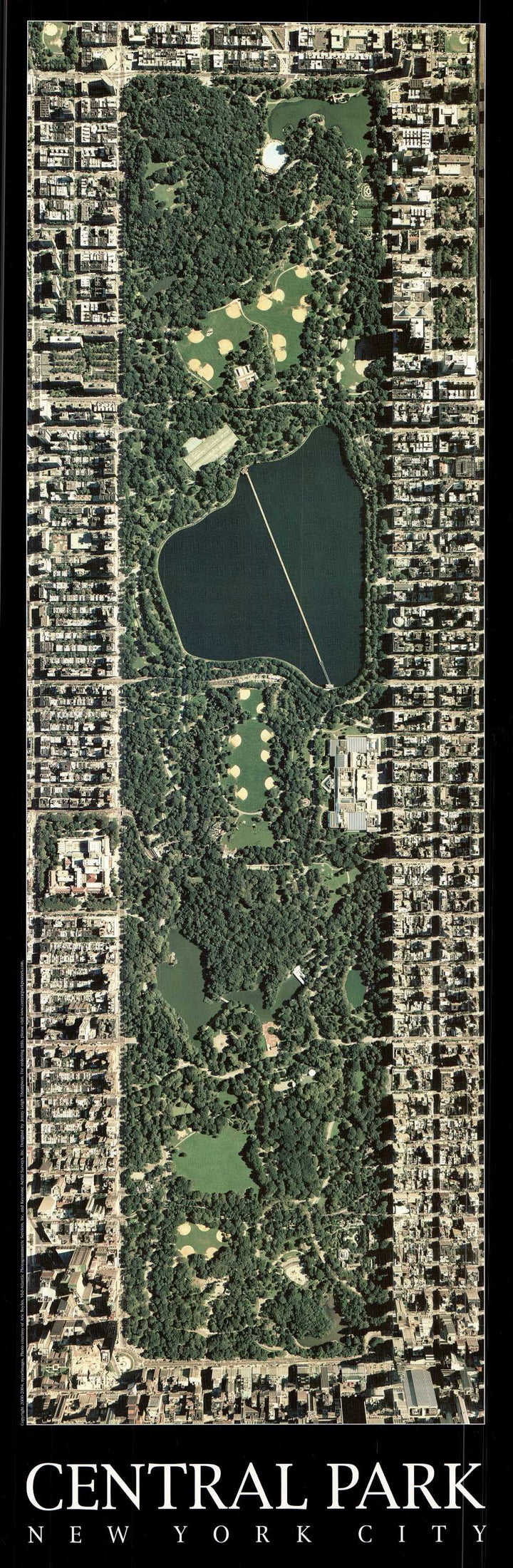 Central Park New York City by Aric Boyles - 13 X 39 Inches (Art Print)