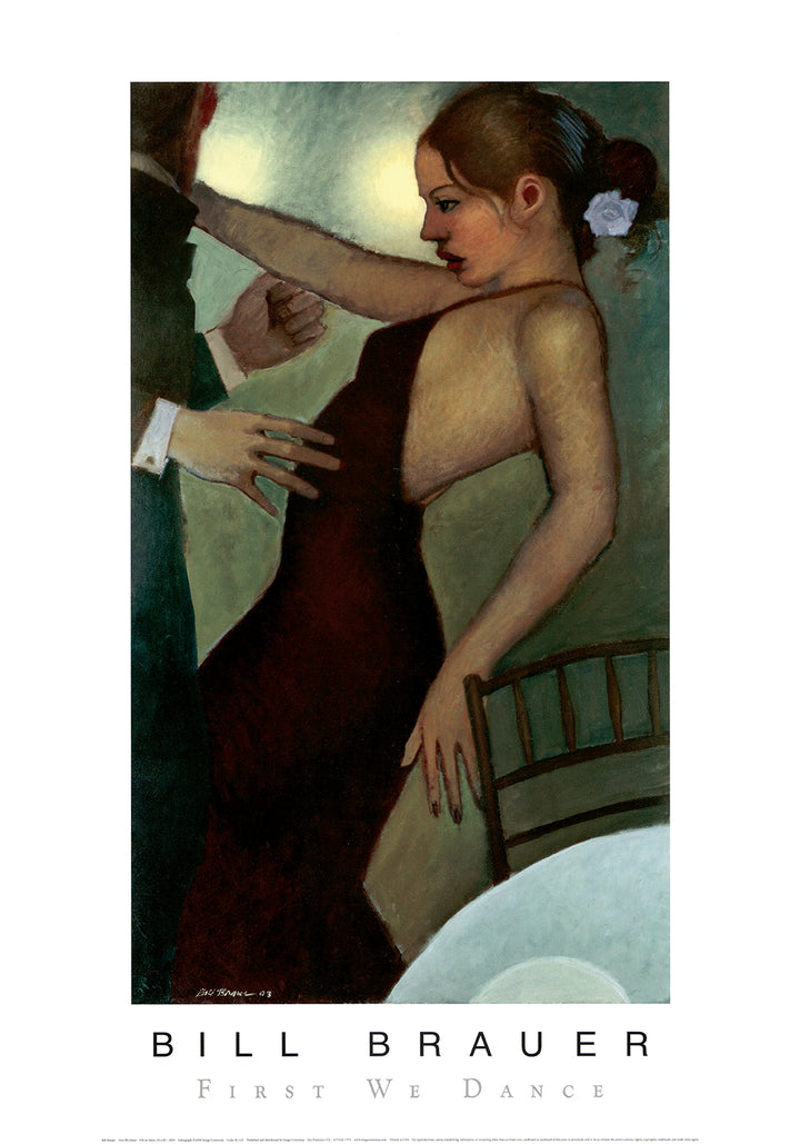 First We Dance, 2003 by Bill Brauer - 14 X 20 Inches (Art Print)