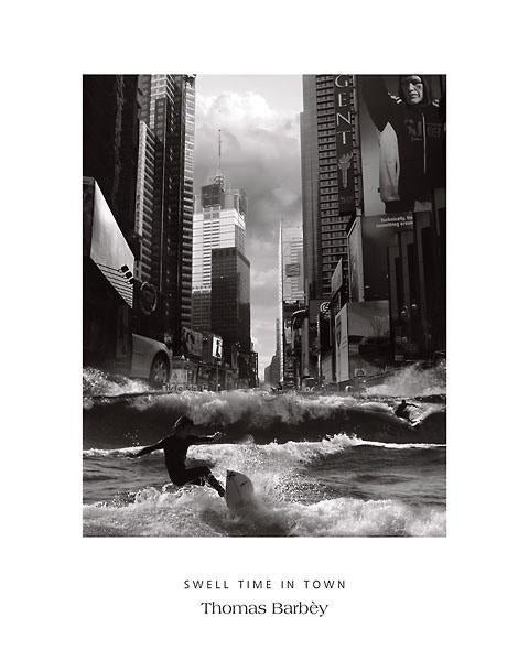 Swell Time in Town by Thomas Barbey - 16 X 20 Inches (Art Print)