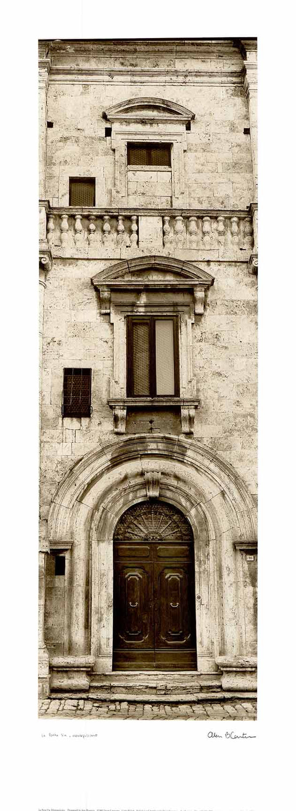 La Porta Via, Montepulciano by Alan Blaustein - 9 X 24 Inches (Art Print)