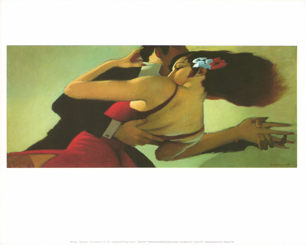 Tango Dancers, 1998 by Bill Brauer - 8 X 10 Inches (Art Print)