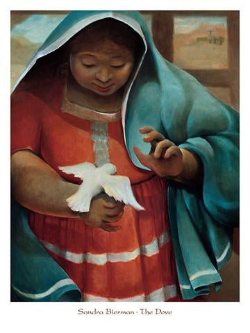 The Dove by Sandra Bierman - 24 X 32 Inches (Art Print)