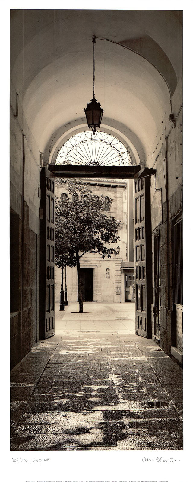 Portico, Espana by Alan Blaustein - 9 X 22 Inches (Art Print)