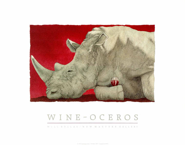 Wine - Oceros by Will Bullas - 16 X 20 Inches (Art Print)