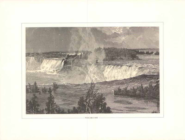 Niagara, 1864 by Unknow - 9 X 12 Inches (Art Print)