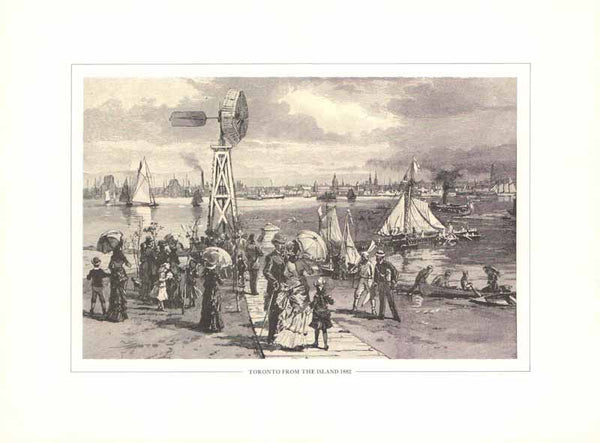 Toronto from the Island, 1882 by Unknow - 9 X 12 Inches (Art Print)