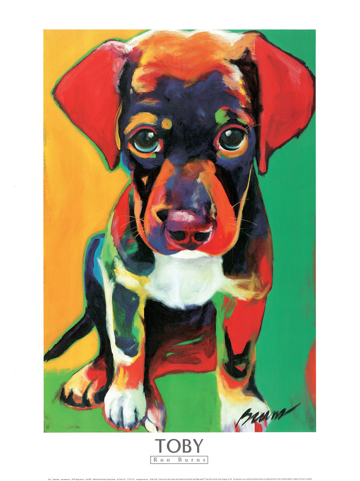 Toby by Ron Burns - 18 X 24 Inches (Art Print)