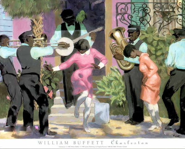 Charleston by William Buffett - 11 X 14 Inches (Art Print)