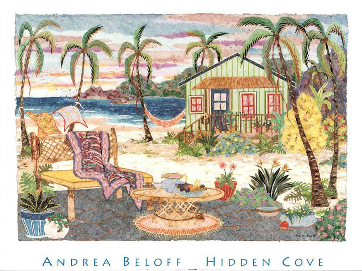 Hidden Cove by Andrea Beloff - 27 X 35 inches (Art Print)