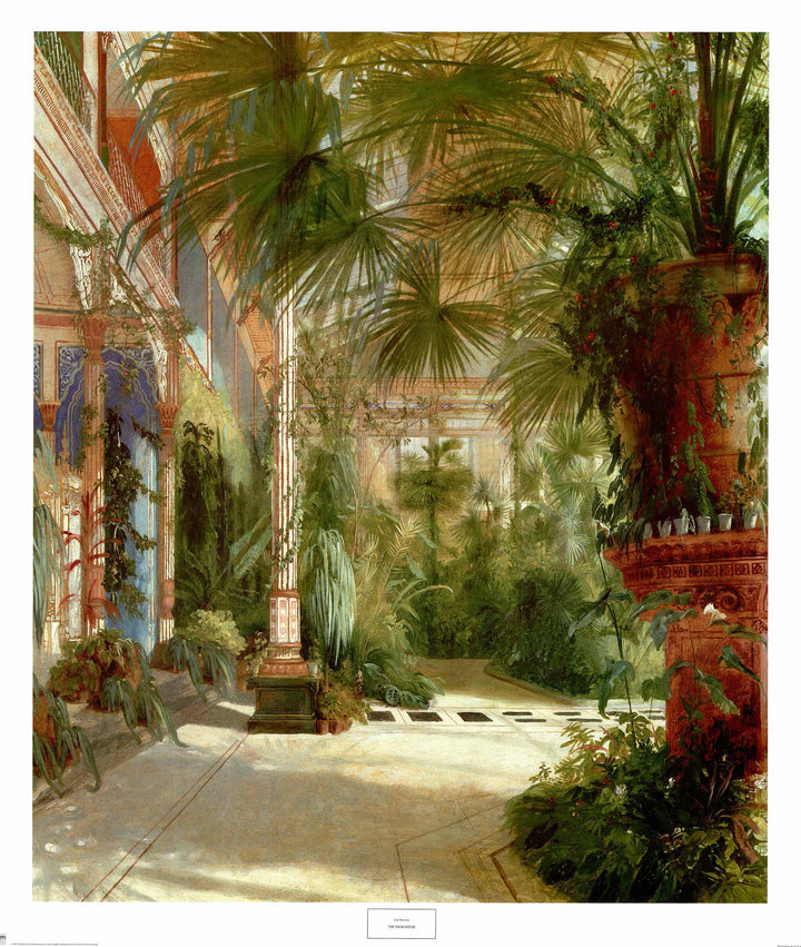 The Palm House by Carl Blechen - 34 X 40 Inches (Art Print)