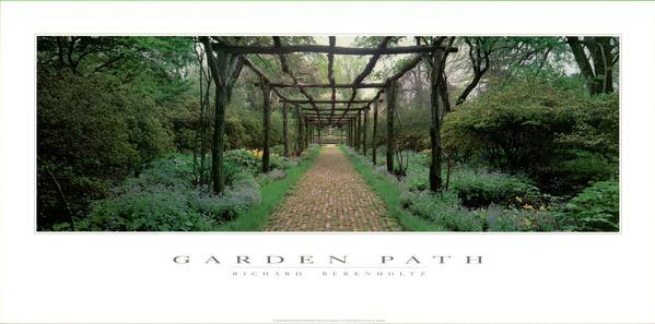 Garden Path by Richard Berenholtz - 18 X 36 Inches (Art Print)