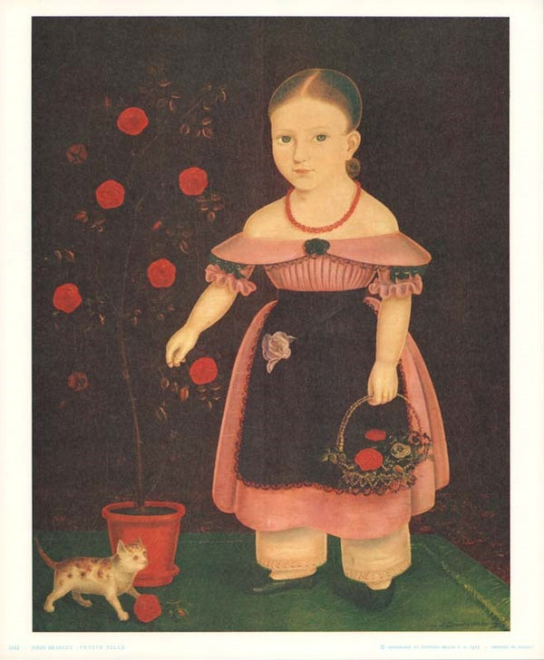 Little girl by John Bradley- 10 X 12 Inches (Art Print)