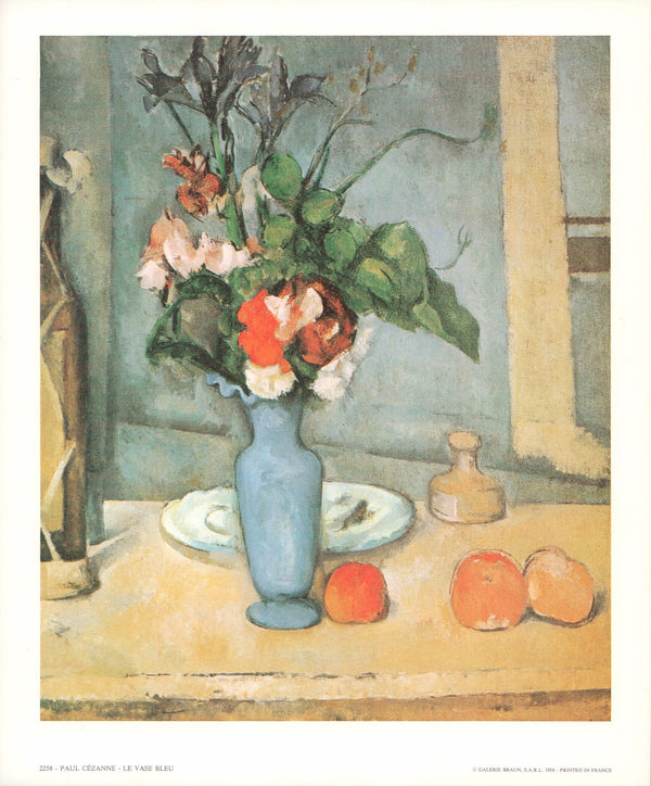 The Blue Vase by Paul Cézanne - 10 X 12 Inches (Art Print)