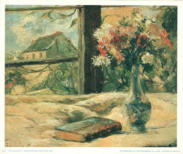 Flower Vase, 1878-80 by Paul Gauguin - 10 X 12 Inches (Art Print)