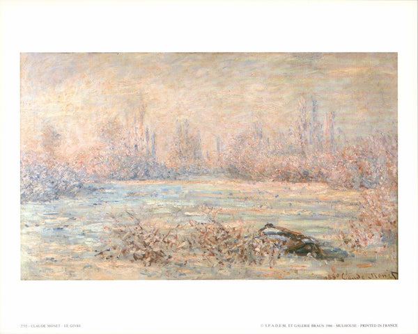 Winter Landscape, 1880 by Claude Monet - 10 X 12 Inches (Art Print)
