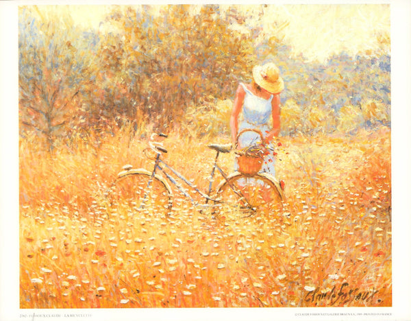 The Bicycle by Fossoux Claude - 10 X 12 Inches (Art Print)
