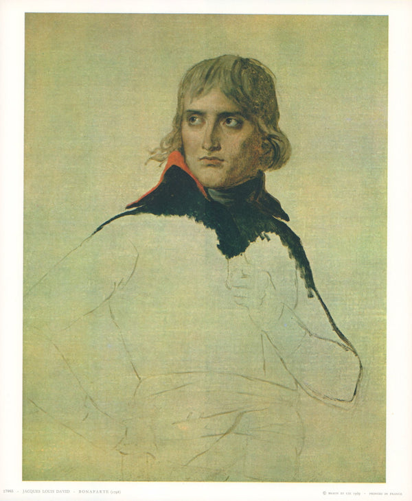 Bonaparte, 1798 by Jacques Louis David - 10 X 12 Inches (Art Print)