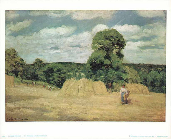 Camille Pissarro、L'ETANG DE MONTFOUCAULT The Pond at Montfoucault, 1875 by Camille Pissarro