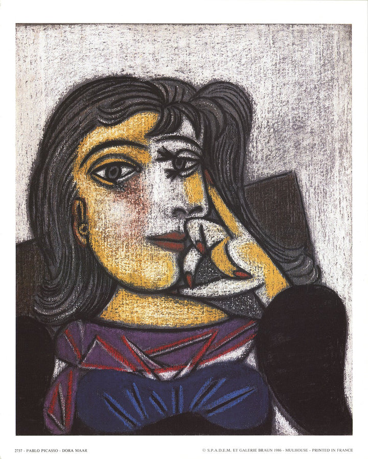 Dora Maar by Pablo Picasso - 10 X 12 Inches (Art Print)