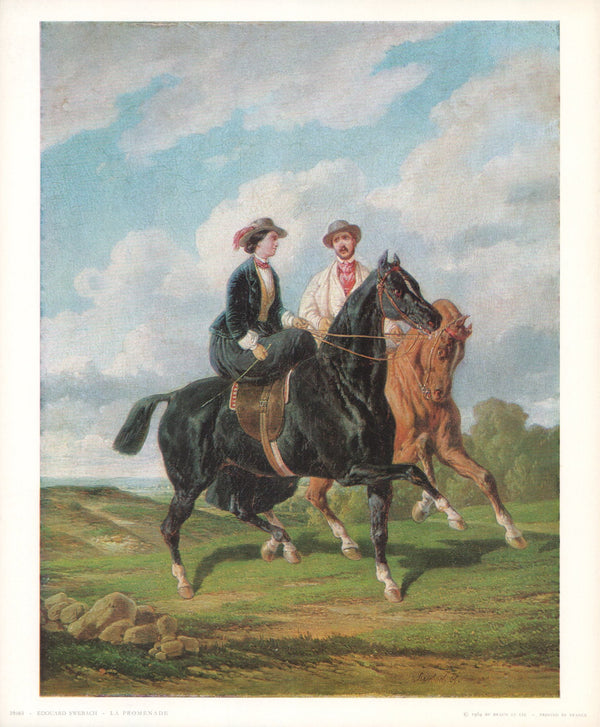 The Ride by Edouard Swebach - 10 X 12 Inches (Art Print)
