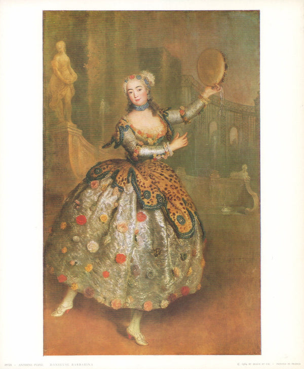 The Dancer Barbarina by Antoine Pesne- 10 X 12 Inches (Art Print)