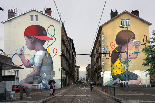 Street Art Fest Grenoble - Alpes, 2017 - 24 X 36 Inches (Art Print)