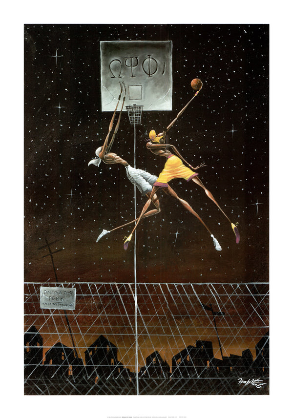 Omega Fly Dunk by Frank Morrison - 24 X 34 Inches (Art Print)