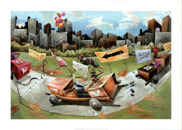 Finish Line by Frank Morrison - 24 X 34 Inches (Art Print)
