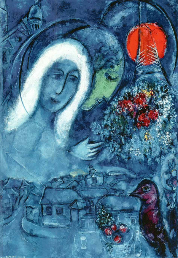 The Field of Mars, 1954/55 by Marc Chagall - 20 X 28 Inches (Art Print)