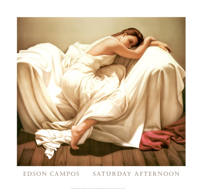 Saturday Afternoon by Edson Campos - 26 X 28 Inches (Art Print)
