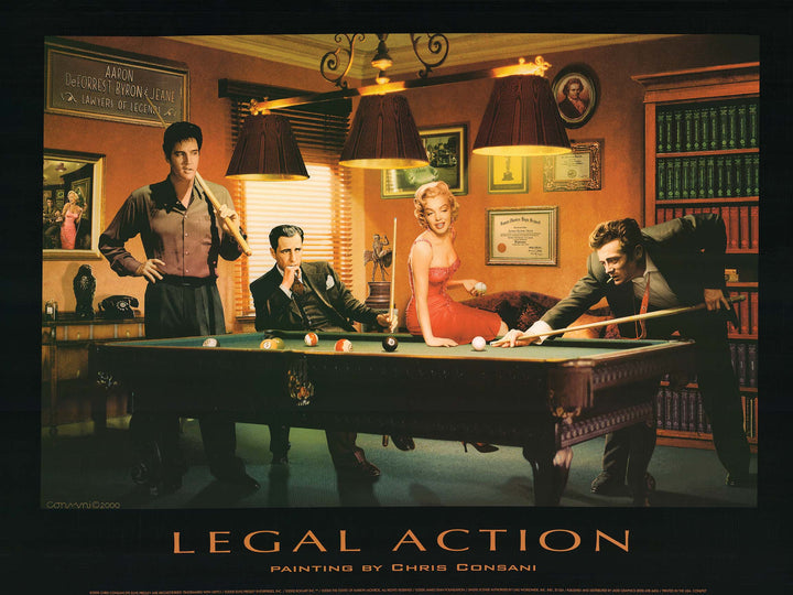 Legal Action by Chris Consani - 24 X 32 Inches (Art Print)