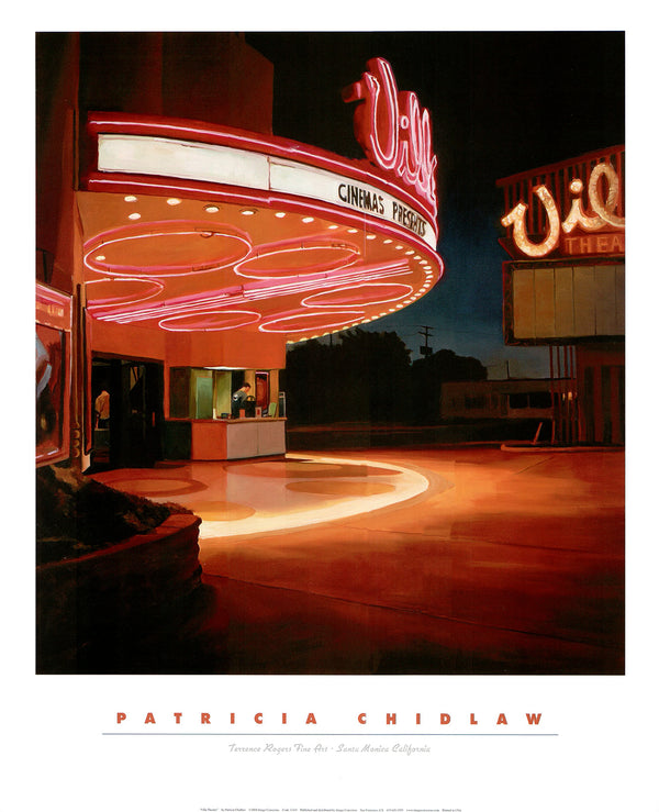 Villa Theatre by Patricia Chidlaw - 18 X 22 Inches (Art Print)