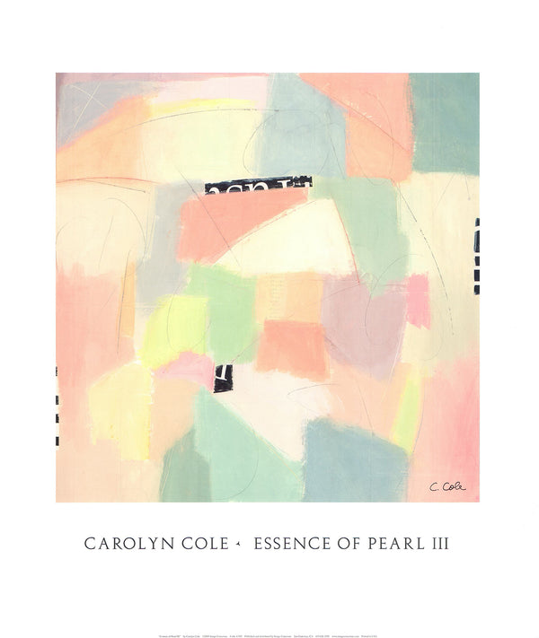 Essence of Pearl III by Carolyn Cole - 18 X 21 Inches (Art Print)