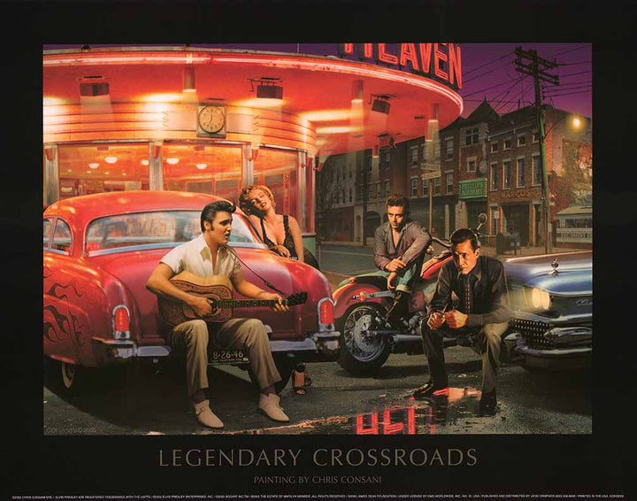 Legendary Crossroads by Chris Consani - 11 X 14 Inches (Art Print)