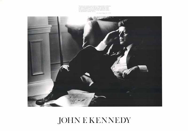 John F. Kennedy by Look - 20 X 28 Inches (Art Print)