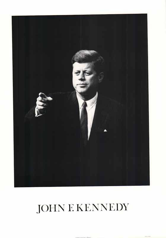 John F. Kennedy by Look - 20 X 28 Inches (Art Print)