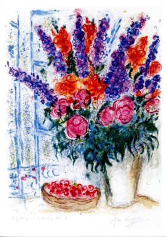 The Big Bouquet, 1963 by Marc Chagall - 5 X 7 Inches (Greeting Card)