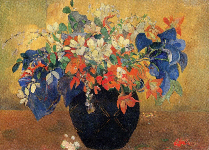 A Vase of Flowers, 1896 by Paul Gauguin - 5 X 7 Inches (Greeting Card)