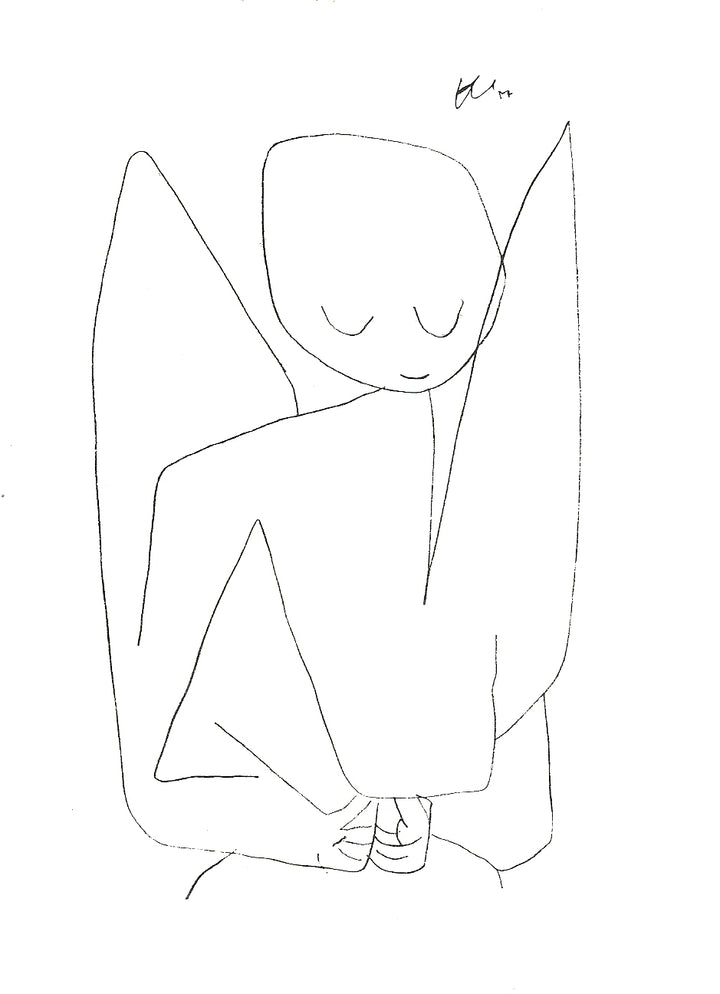 Forgotten Angel, 1939 by Paul Klee - 5 X 7 Inches (Note Card)