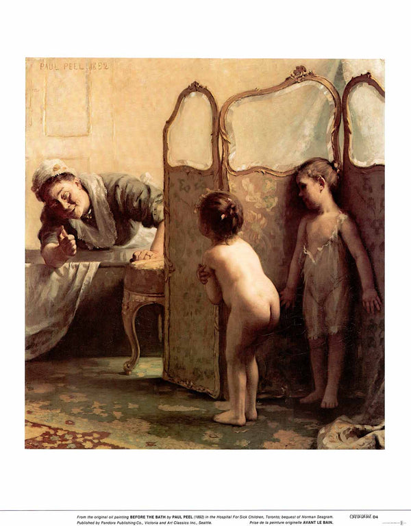 Before the Bath, 1892 by Paul Peel - 19 X 24 Inches (Art Print)