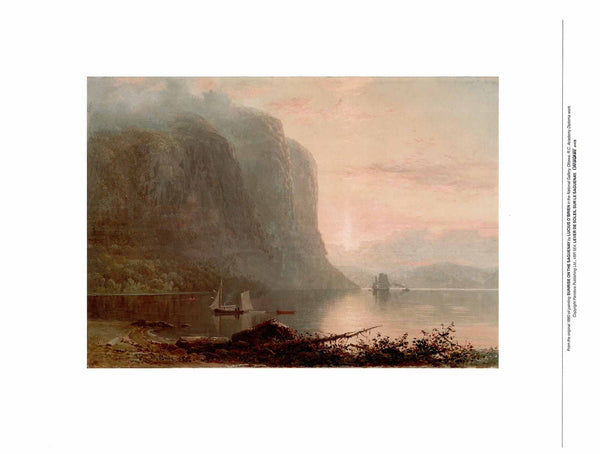 Sunrise on the Saguenay, 1880 by Lucius O'Brien - 20 X 26 Inches (Art Print)