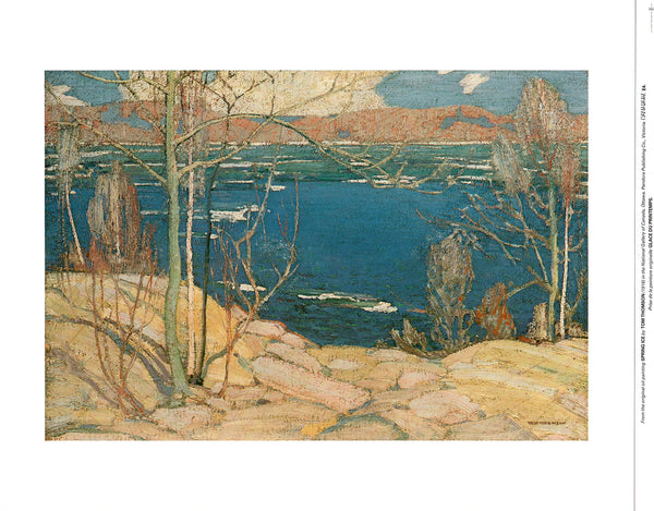 Spring Ice, 1916 by Tom Thomson - 19 X 24 Inches (Art Print)