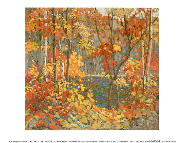 The Pool, 1915 by Tom Thomson - 19 X 24 Inches (Art Print)